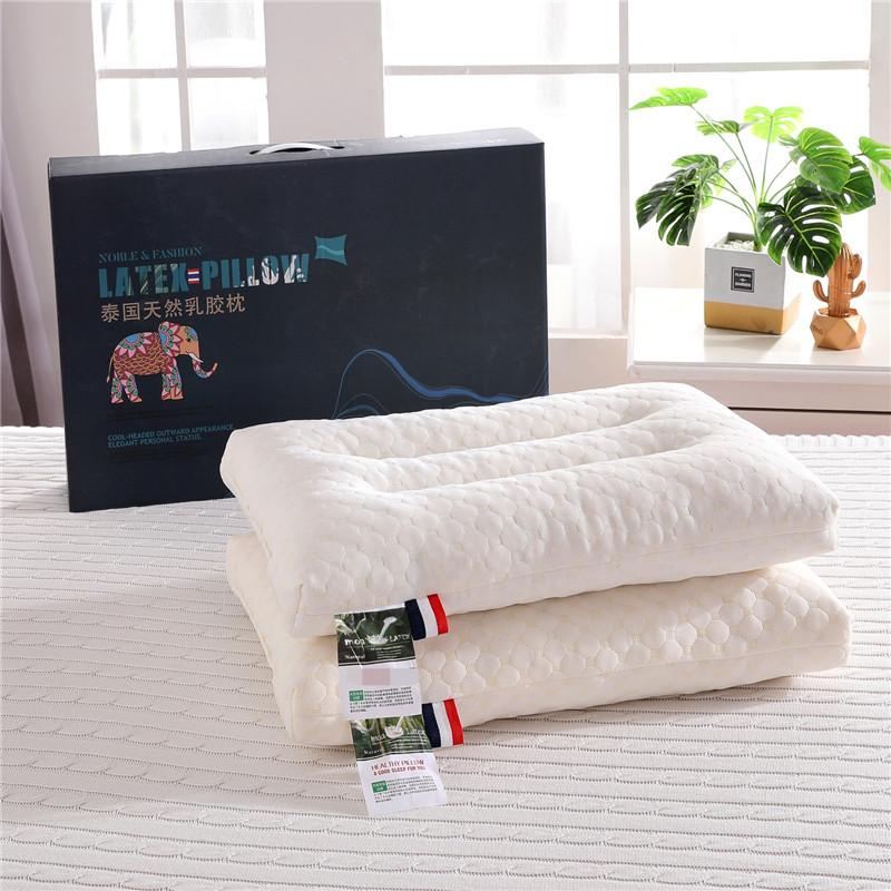 factory thailand latex pillow sales activity gift box pillow pillow pillow massage pillow cervical pillow wholesale full figure