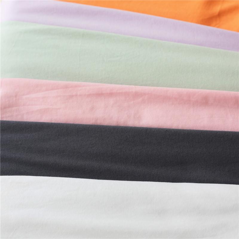 32 cotton double yarn single-sided jersey plain spring and summer t-shirt knitted fabric jersey