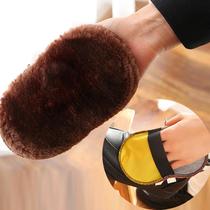 Plush Shoe-Brush Shoe Cloth Wool-like Shoe Polishing Gloves Shoe Polish Polishing Cloth Portable Polishing Shoe-Brush