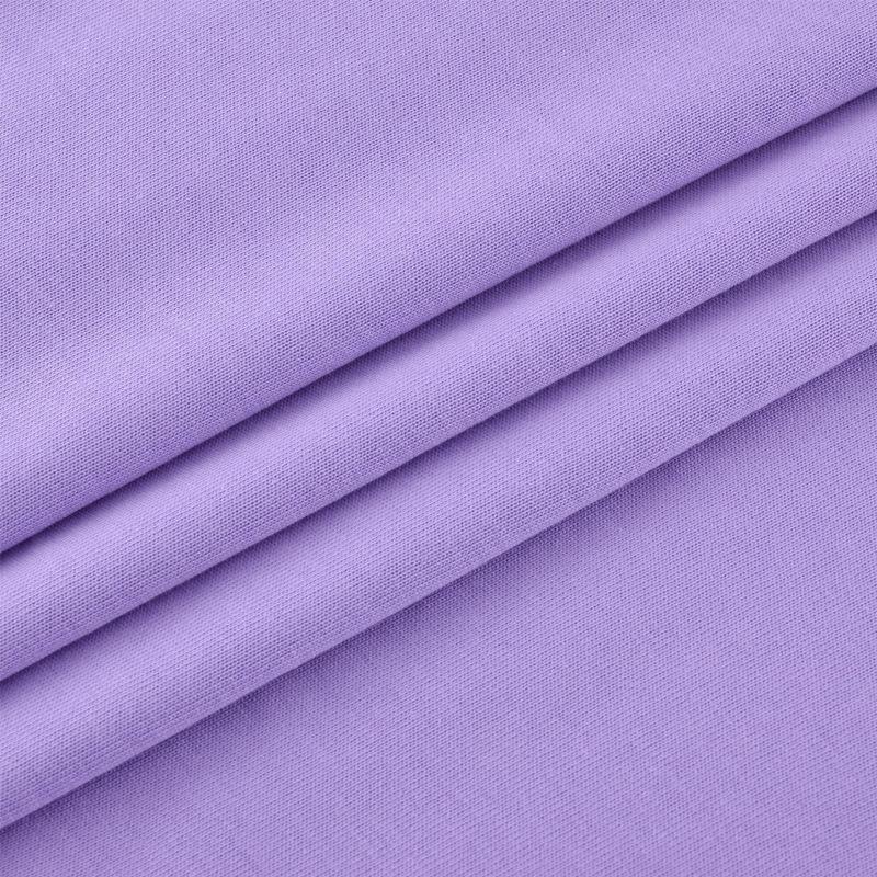 in stock recommend 40s cotton combed double yarn flat jersey knitted fabric t-shirt short sleeve casual clothing fabric