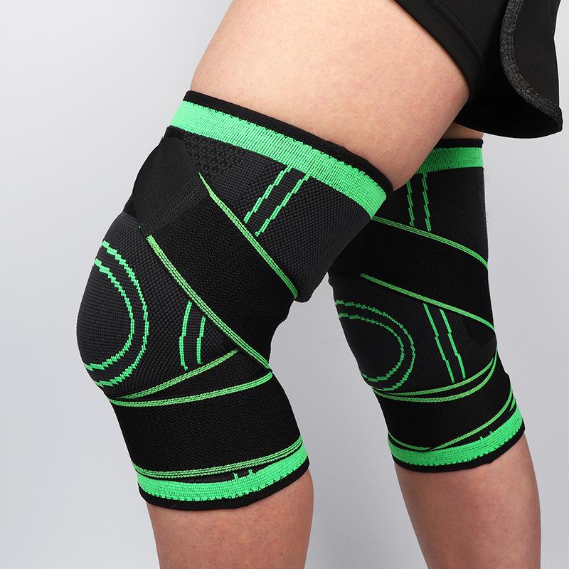 Elastic Compression Strap Sports Kneecaps Knee Support Protective Gear Bilateral Strap Kneecap Anti-Sprain Fitness Kneecap