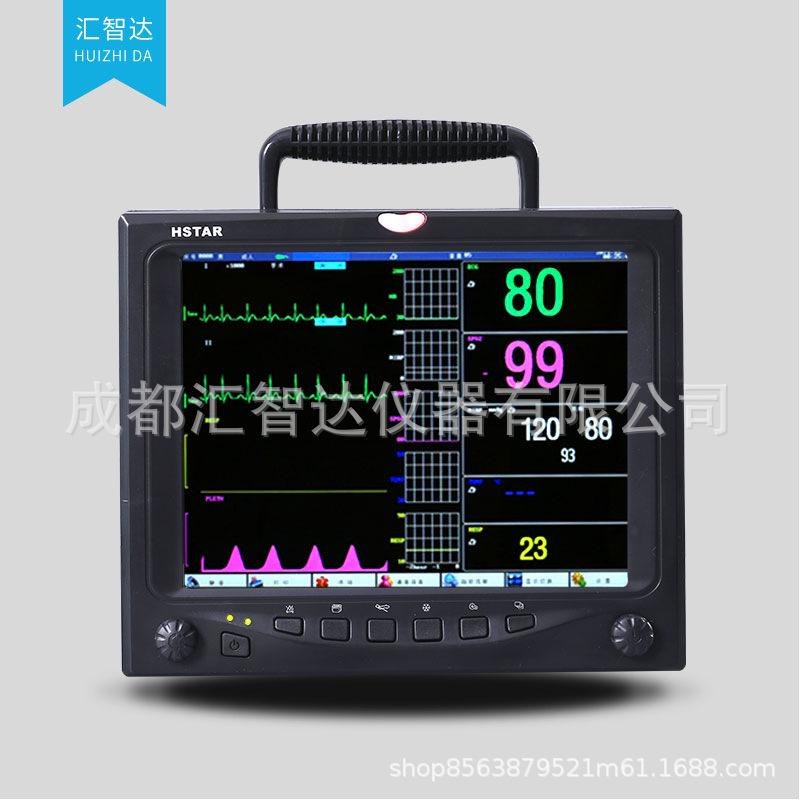 for export dj-12 black multi-parameter monitor 12.1-inch portable ecg monitor medical details Picture