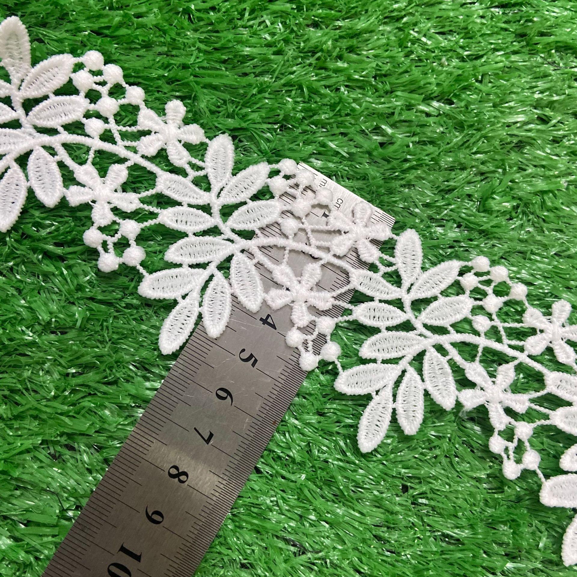 New Spot Lace Embroidered Water Soluble Milk Silk Lace lolita Lace Lace Lace Trim details Picture