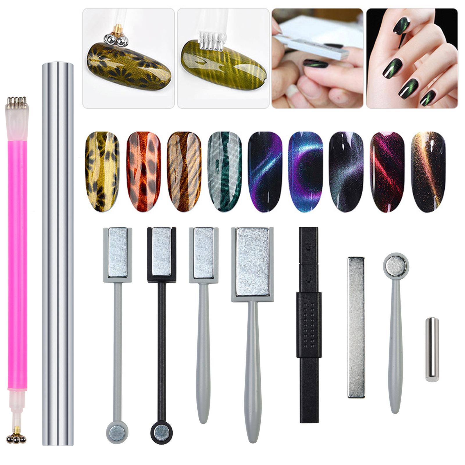 manicure implement new cat eye magnet gel nail polish fancy multifunctional nail art cat eye magnet pen wholesale