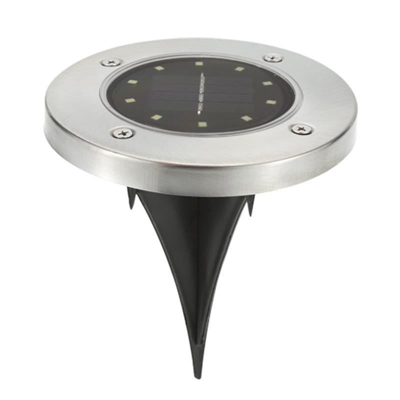 outdoor solar underground light stainless steel ground lamp landscape garden lamp cross-border waterproof led cross-border amazon Item Picture