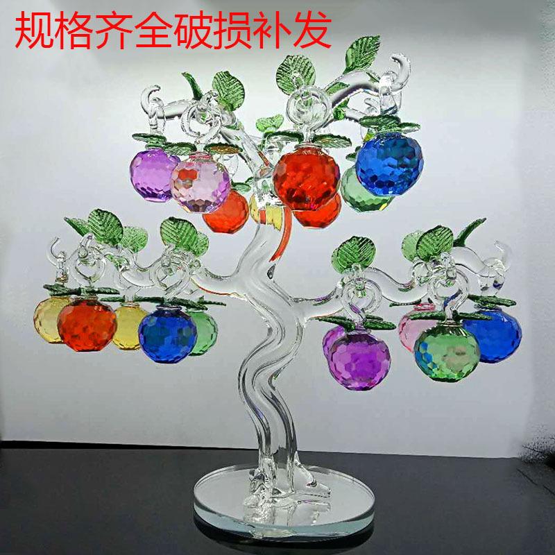 factory direct sales crystal apple tree money tree moving wedding gift tv wine cabinet decorations home decoration Application Scenario