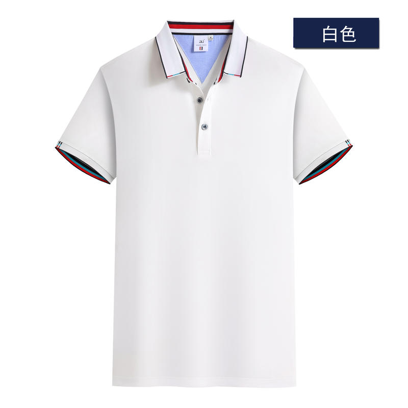 Spring and Summer new loose and comfortable linen short-sleeved lapel POLO shirt DX-99215 Specification image
