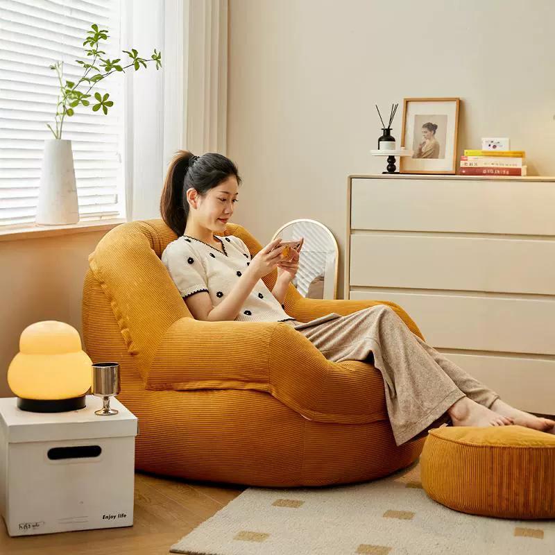 lazy sofa tatami small apartment bedroom living room balcony single seat sleeping internet celebrity wowo sofa