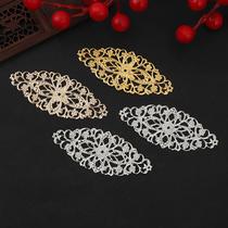 diy antique oval strip base metal laminate bridal handmade hairpin circular fan material jewelry accessories