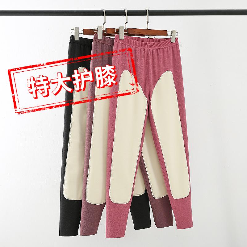 601.50 kg-100.00 kg autumn and winter warm lengthened kneecap leggings extra large kneecap women's pants