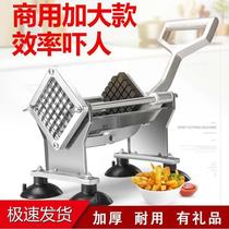 customized stainless steel manual strip cutting machine commercial multi-functional potato cutting machine household small potato tower bar machine wholesale