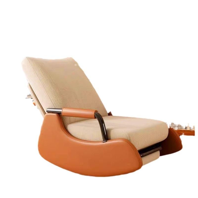 lunch break rocking chair recliner lazy sofa rocking chair balcony single adult home use leisure lazy bone chair sleeping Item Picture