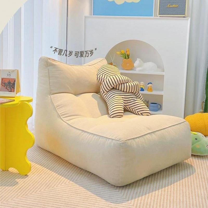lazy sofa tatami reclining single cute hot female online influencer small balcony leisure bedroom room sofa Specification drawing