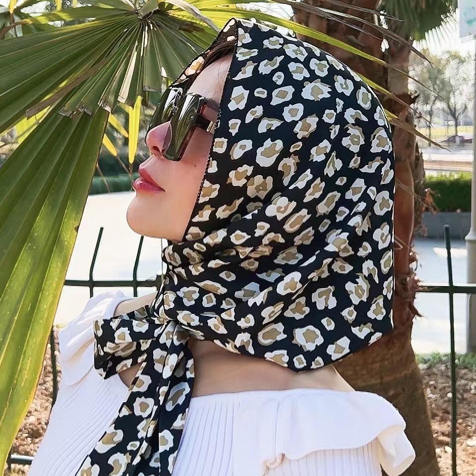 muslim scarf new headgear silk-like satin ribbon hat malay headscarf hui veil ladies