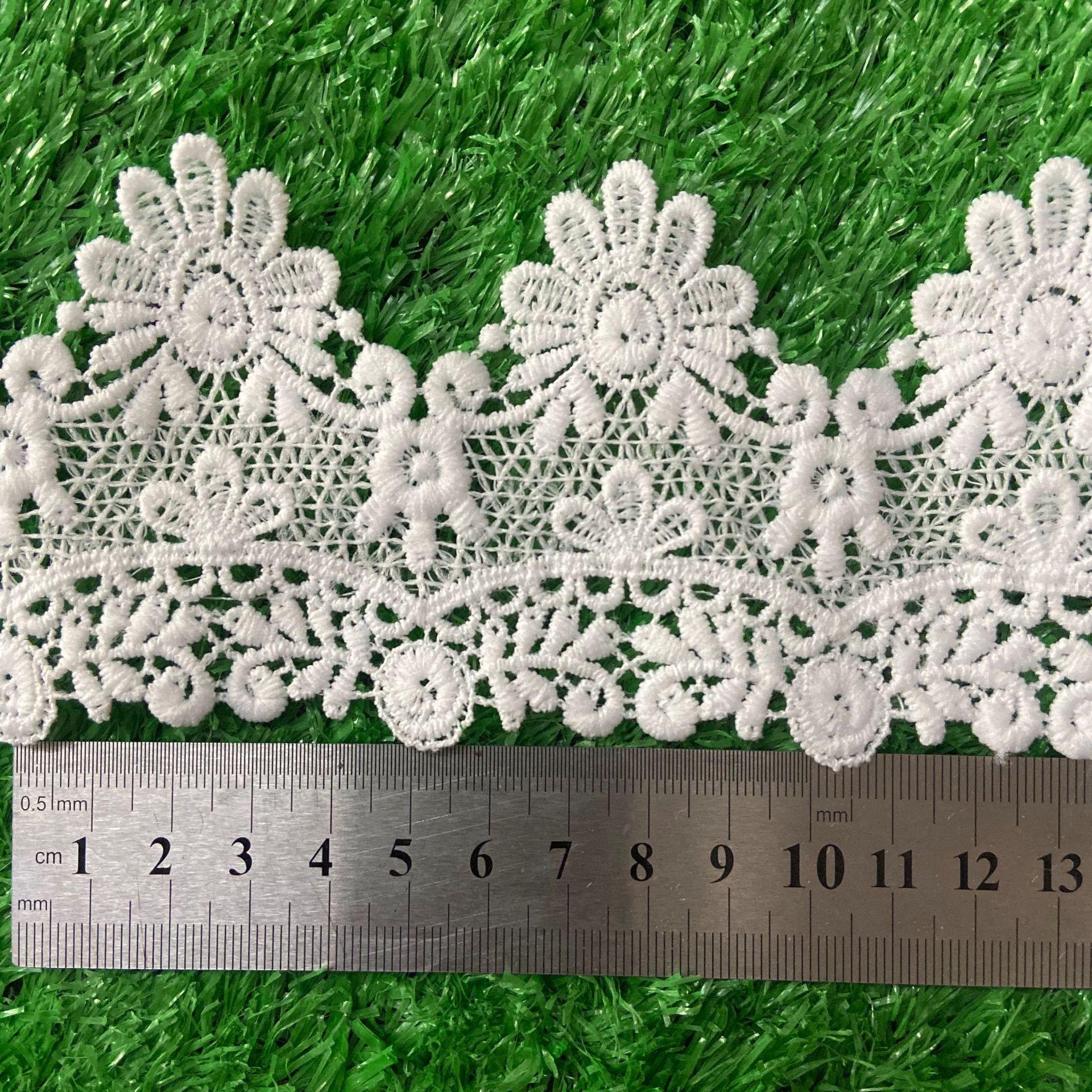 factory direct supply water soluble milk silk embroidered lace amazon clothing curtains home textile accessories embroidery accessories Specification drawing