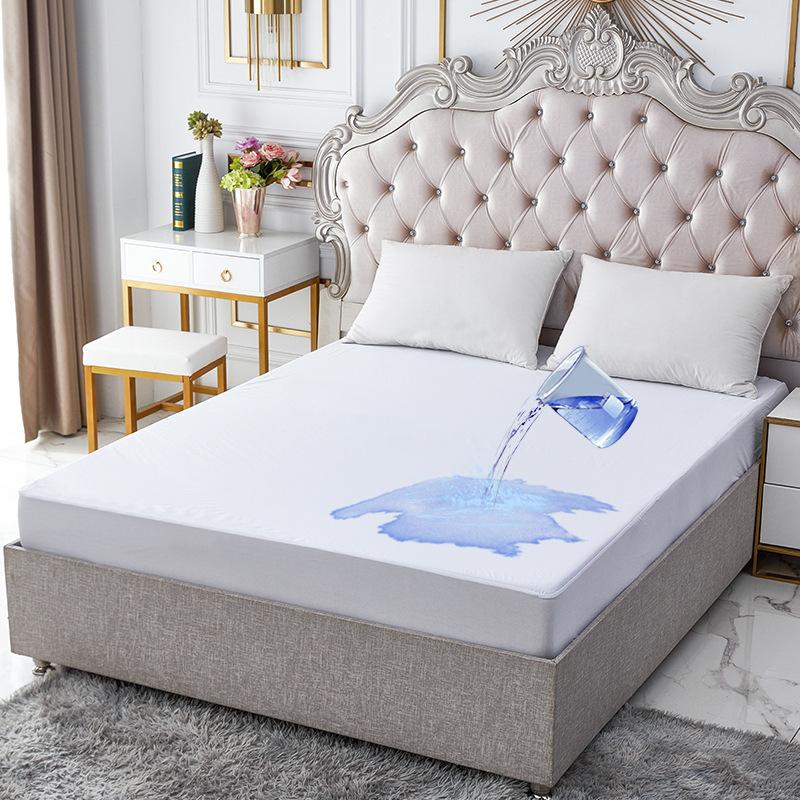 amazon cross-border polyester knitted fabric waterproof mattress protector mattress cover simmons bedspread mattress cover wholesale