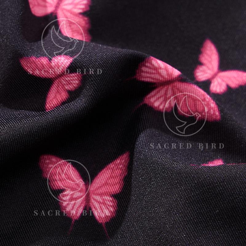 sexy lace stitching ice silk thin quick-drying women's underwear butterfly print large size low waist classic briefs Application Scenario