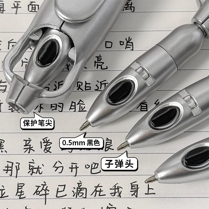 black technology online red bullet mechanical pencil decompression automatic fun stationery squid exotic flower press-type ballpoint pen gel pen Application Scenario