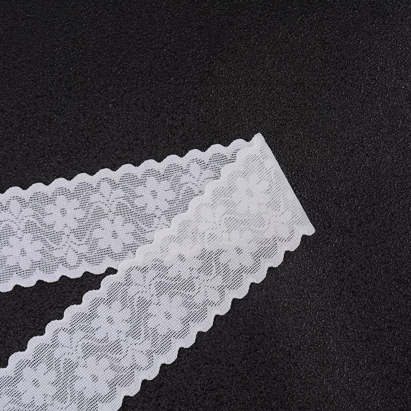 new elastic nylon lace knitted lace 3cm lace accessories factory wholesale Specification drawing