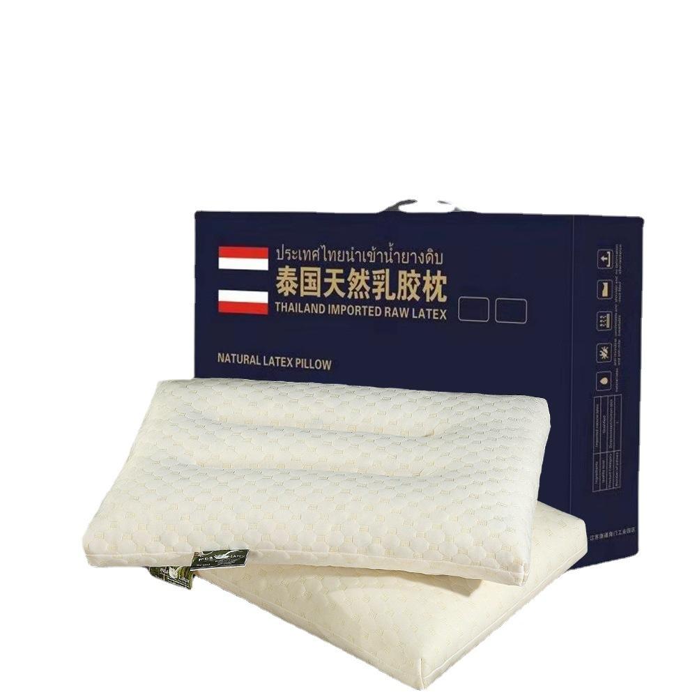 factory direct sales thai particles latex pillow meeting sale gift pillow adult cervical spine pillow insert latex pillow gift box wholesale Item Picture