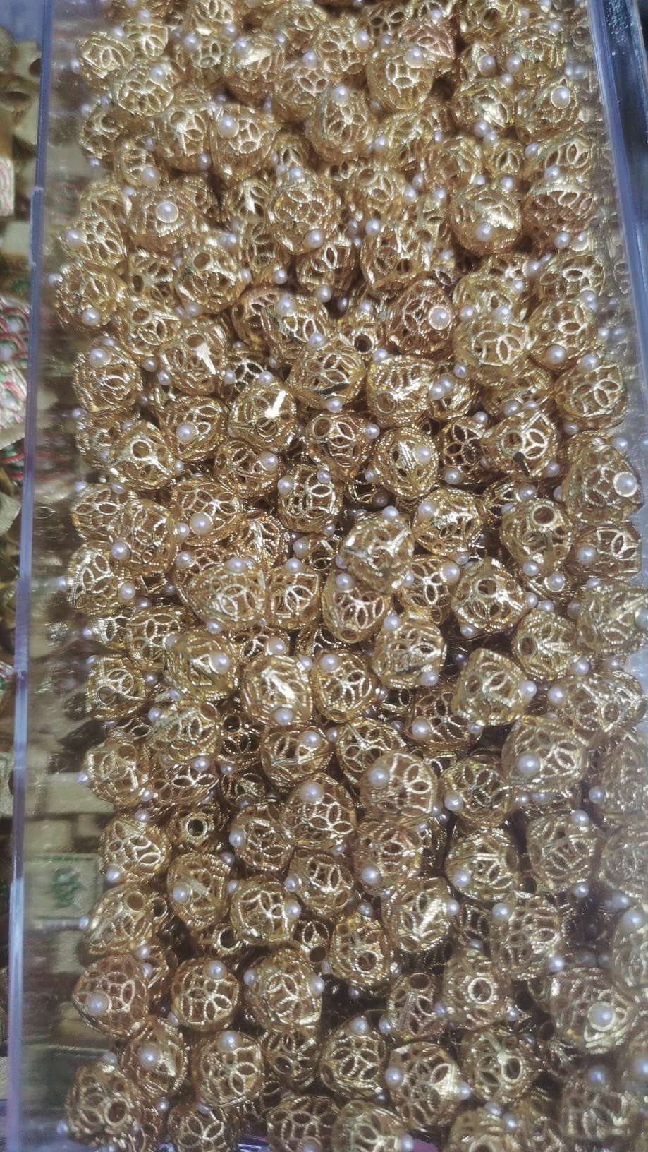 Fashionable and versatile styles, copper accessories, three zongzi pearls Specification image