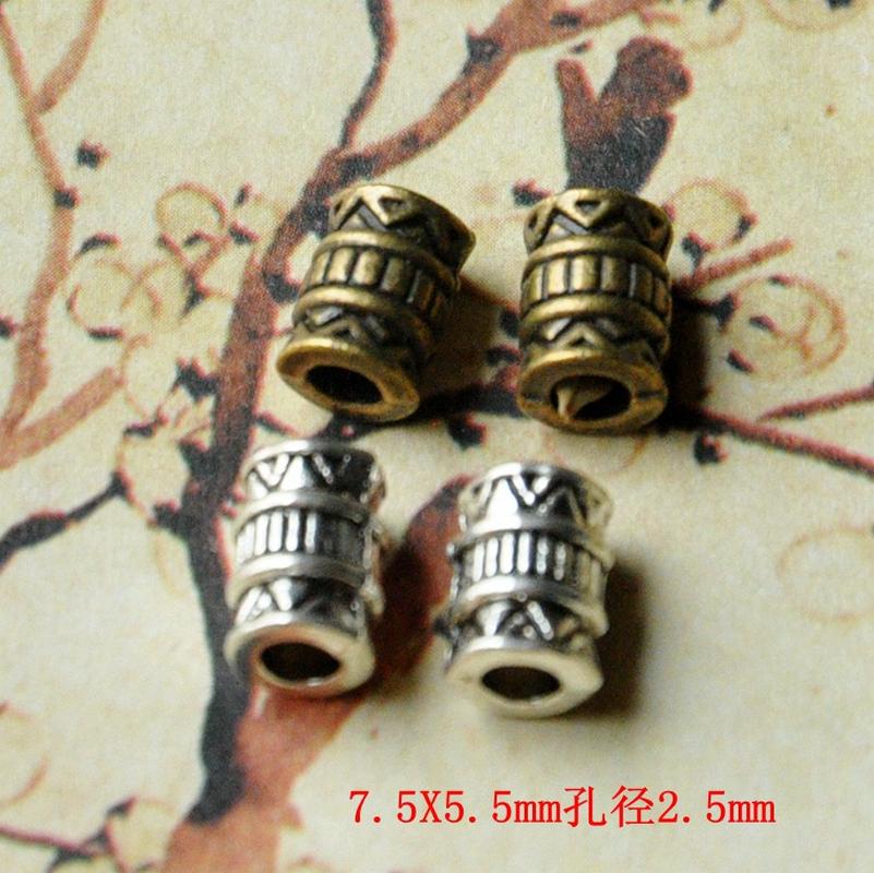 diy ornament accessories making woven material small circle 6x7mm connection ring retro style jewelry accessories