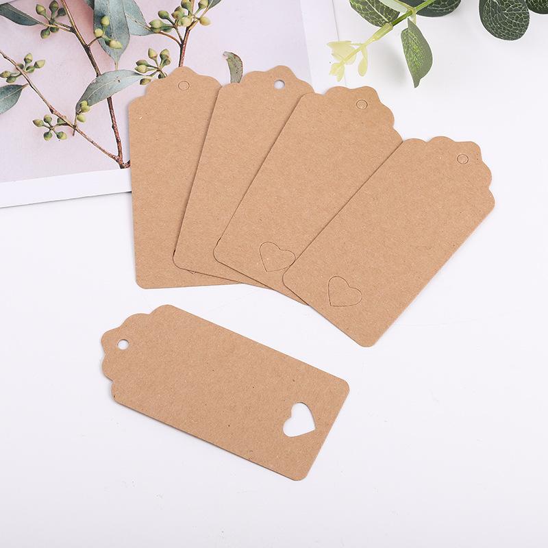 Gift Hanging Card Amazon Christmas Baking Listing Message Retro Kraft Paper Blank Hang Tags Spot Label