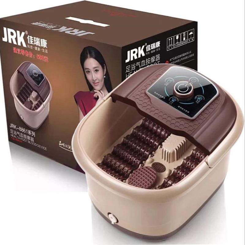 automatic massage foot bath barrel heating foot bath deep barrel household electric constant temperature foot bath device foot bath tub