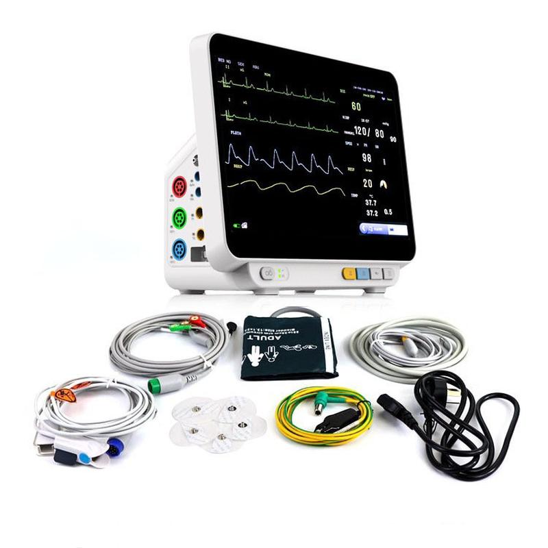 monitor medical portable life detector touch screen blood oxygen electrocardiogram equipment monitor device