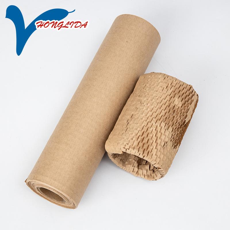 honeycomb paper amazon buffer honeycomb filled kraft paper/grid express cosmetics honeycomb wrapping paper wholesale Specification drawing