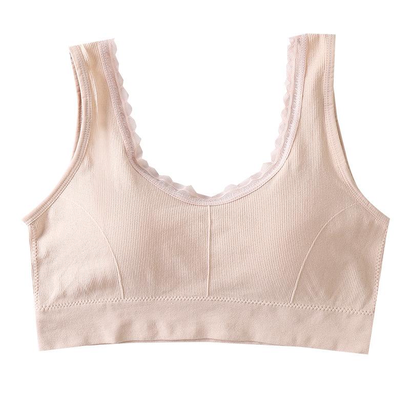 Extra Large plus-Size Anti-Exposure Beauty Back Tube Top Women's Seamless Wide-Brimmed Shoulder Strap Chest Wrap Underwear Latex Breathable Coaster Item Picture