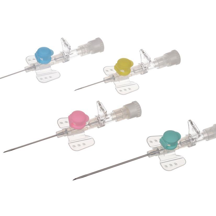 medical butterfly 18g/20g/22g/24g catheter iv casing with injection port