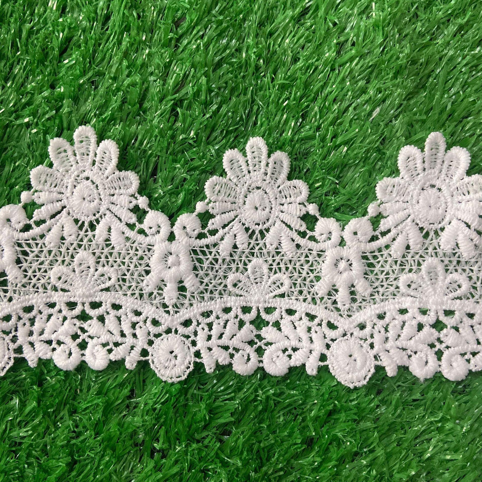 factory direct supply water soluble milk silk embroidered lace amazon clothing curtains home textile accessories embroidery accessories full figure