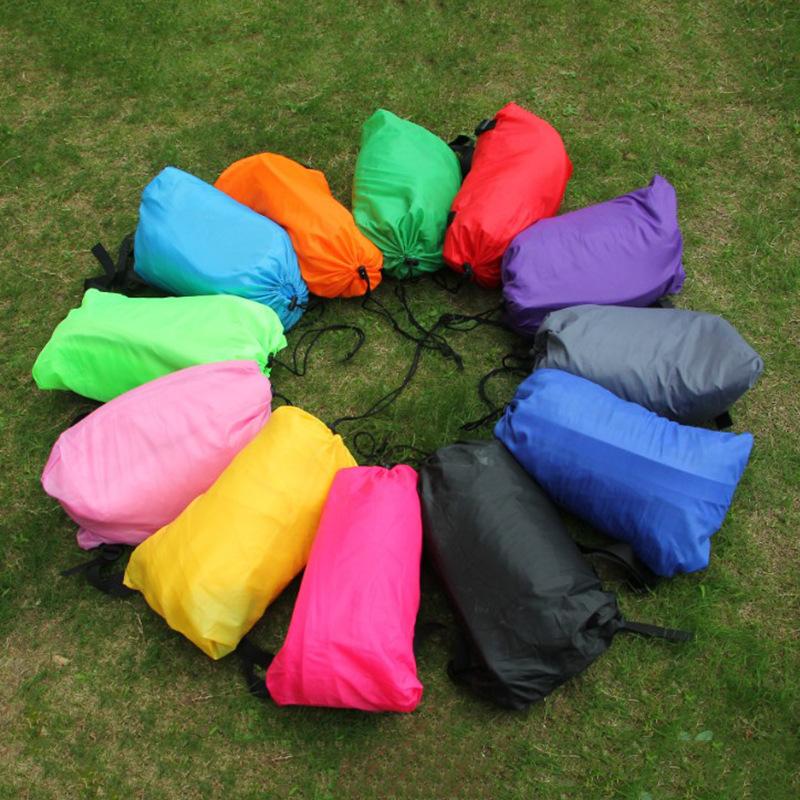 Ultralight Wholesale Outdoor Sofa Portable Lazy Sofa Folding Airbed Beach Lazy Air Sofa Sleeping Bag details Picture
