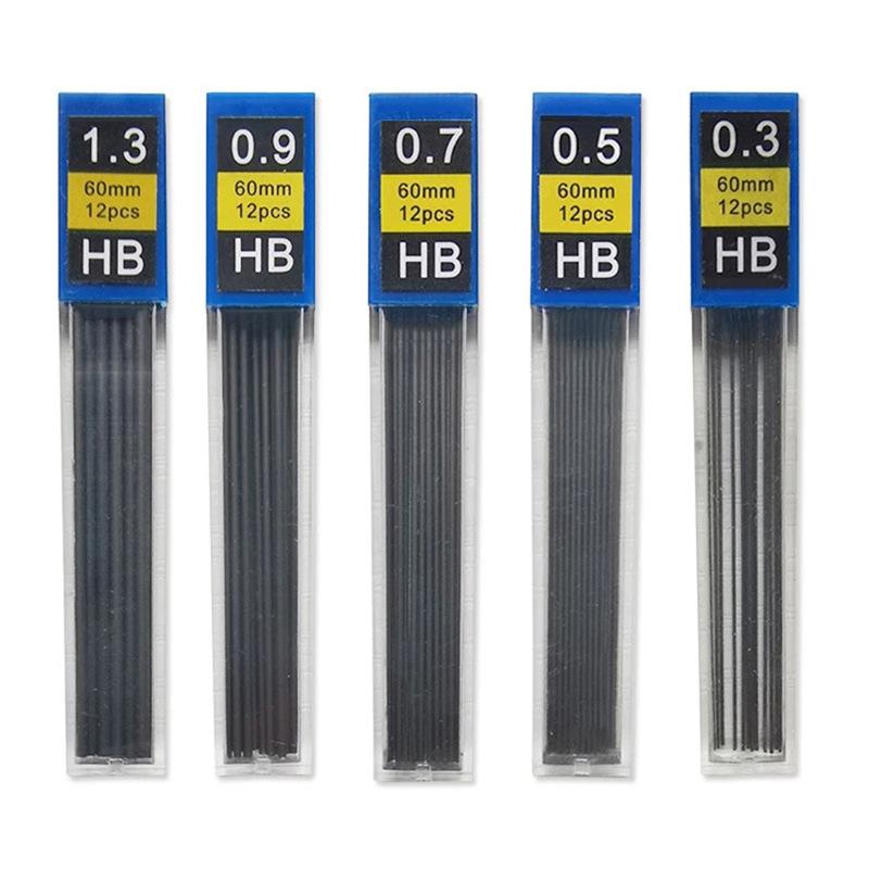 0.3/0.5/0.7/0.9/1.3mm mechanical pencil lead hb resin mechanical pencil lead writing supplies