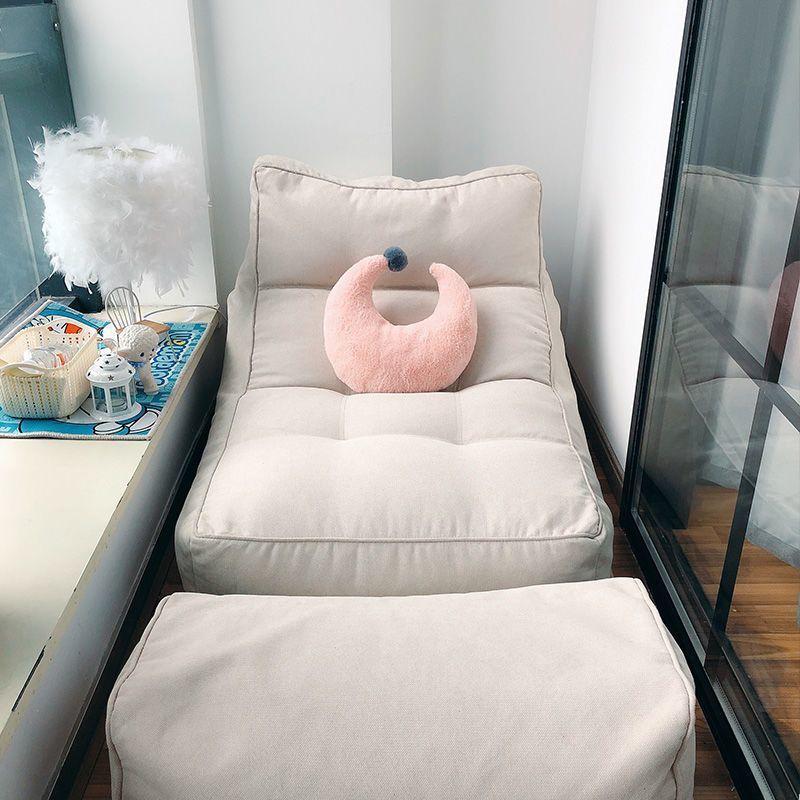 lazy sofa tatami reclining single cute hot female online influencer small balcony leisure bedroom room sofa full figure