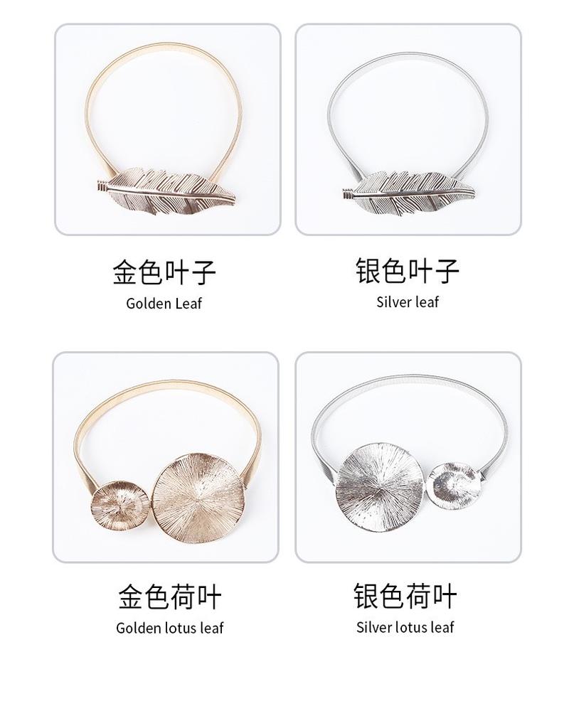 curtain light luxury strap metal alloy leaf feather deer head curtain buckle spring buckle punch-free drawstring tie Application Scenario