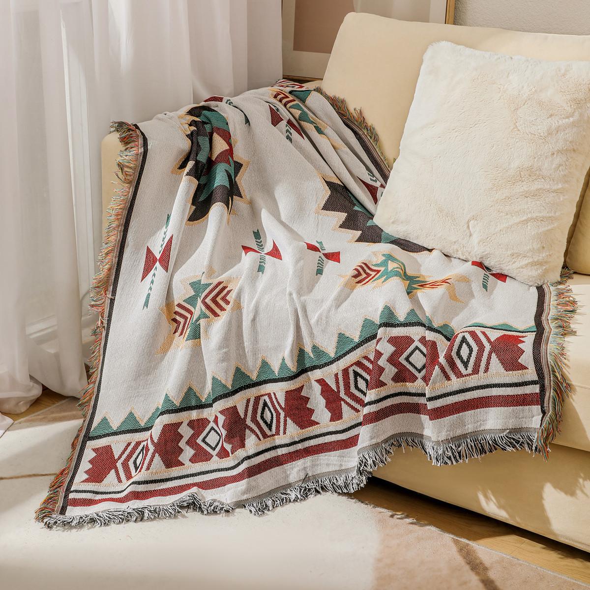 Bohemian Blanket Summer Picnic Blanket Sucre Outdoor Camping Blanket Sofa Cover Cover Blanket Nap Blanket Chenille