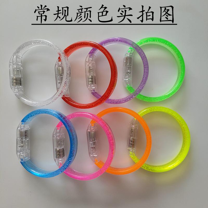 new cross-border sales colorful led wide bubble luminous bracelet can be private togo wechat promotional gifts gift Application Scenario