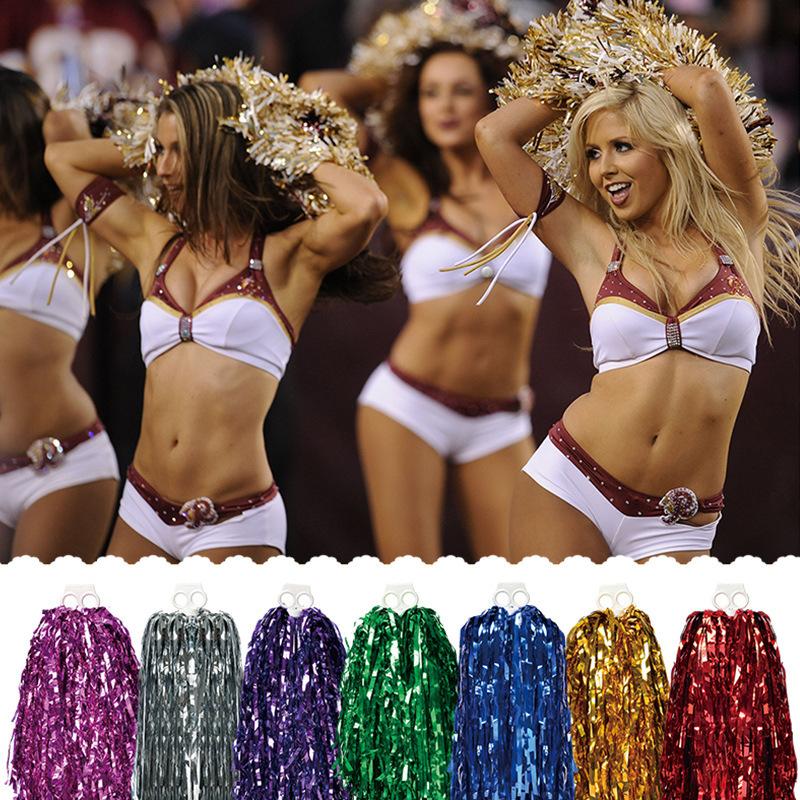 muslin silk encryption floral ball cheerleading cheerleader ball-flower floral ball hand flower school sports meeting activity cheering props Specification drawing