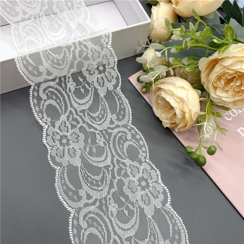 9cm symmetrical lace clothing accessories ornament bow lace hat swimwear accessories clothes lace non-elastic strip