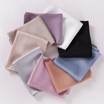 cross-border bubble chiffon muslim scarf solid color ins high density chiffon hui malaysia scarf hijab