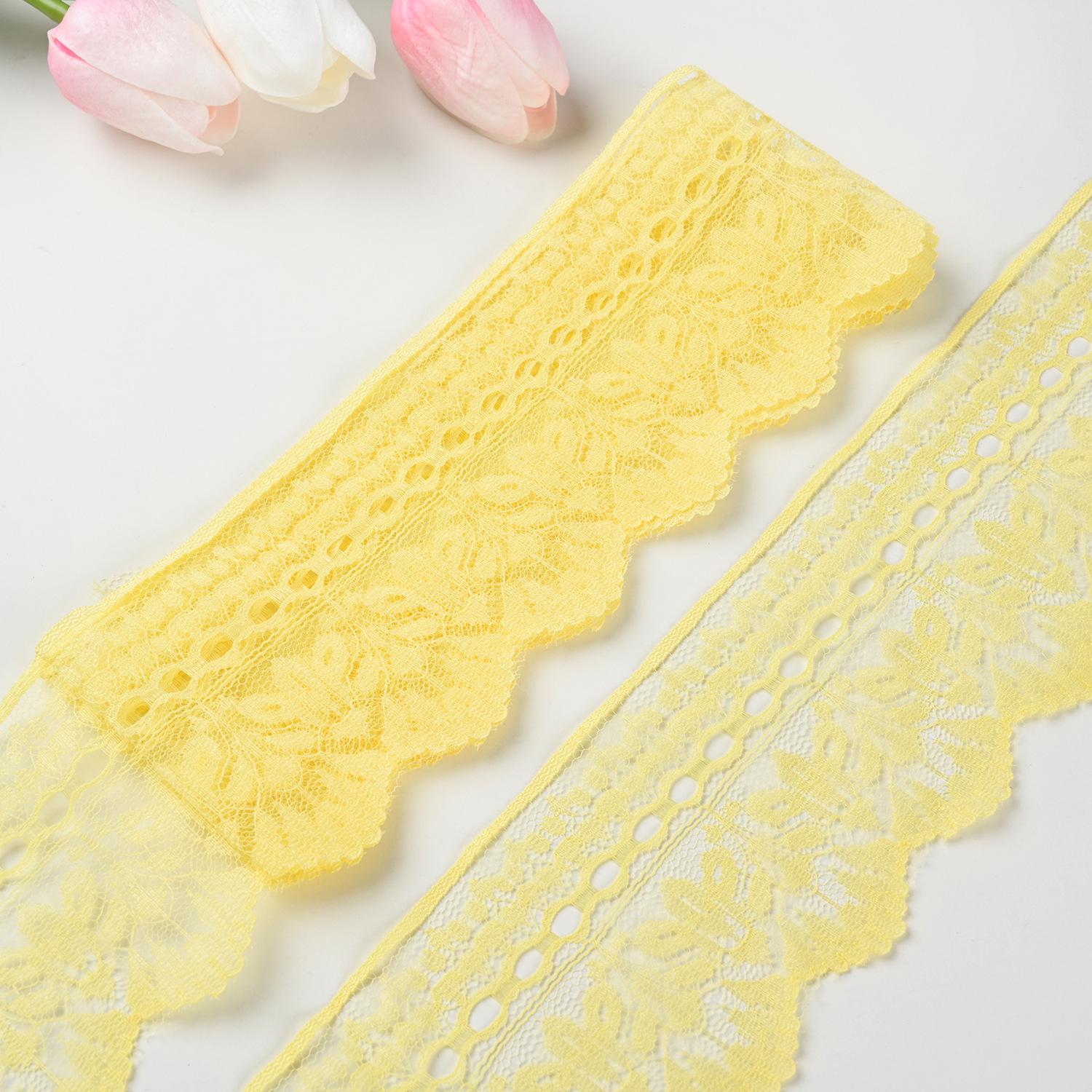 factory supply hand 7cm color lace untra thin lace embroidery bar code coat and cap handmade diy and other clothing accessories Application Scenario