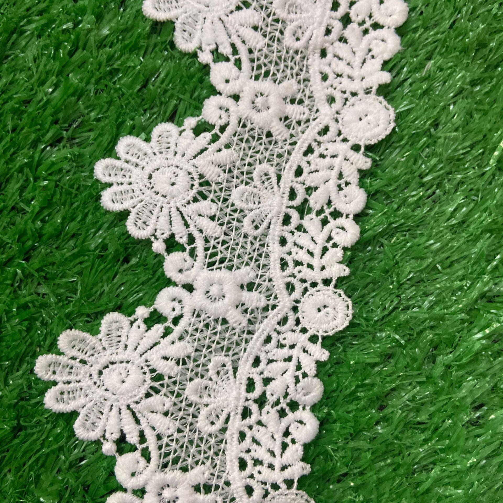 factory direct supply water soluble milk silk embroidered lace amazon clothing curtains home textile accessories embroidery accessories Application Scenario