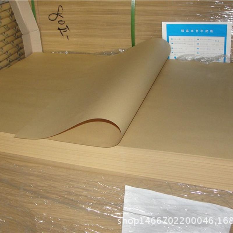 [factory wholesale] full open kraft paper can be printed 80g 787x1092mm pure wood pulp fine kraft paper details Picture