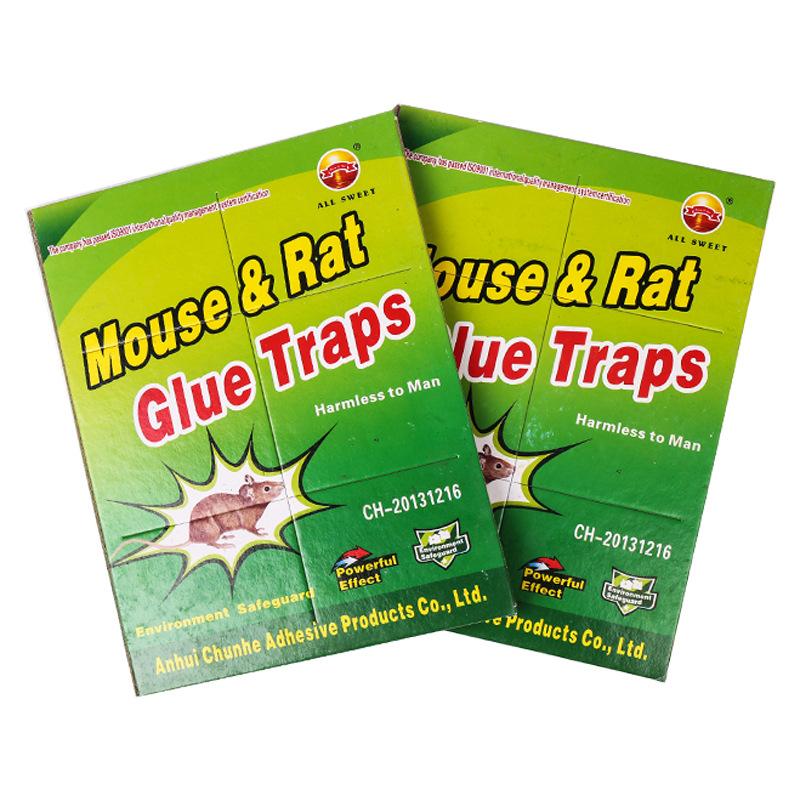 thickened powerful mouse sticker sticky glue mouse traps sub with bait mouse trap factory in stock supply household mouse trap sticker Item Picture
