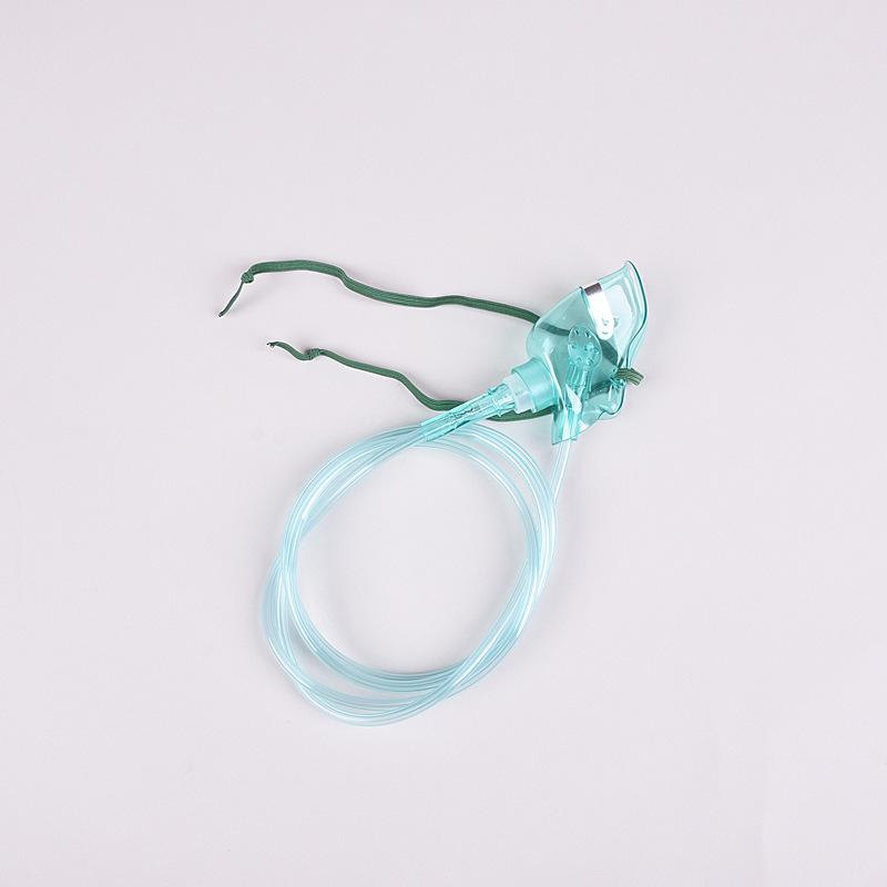 foreign trade medical disposable oxygen mask household oxygen hose oxygen therapy mask oxygen generator universal breathing adult