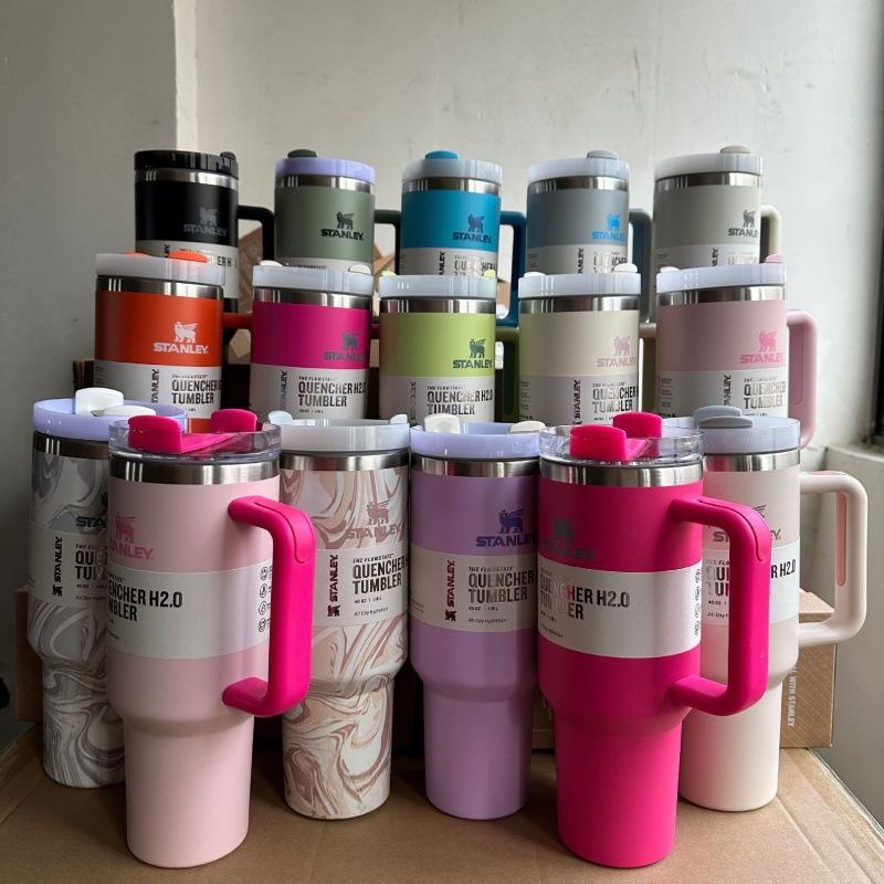 跨境爆款现货ebay史丹利stanley2代40OZ大容量不锈钢车载保温水杯产品图