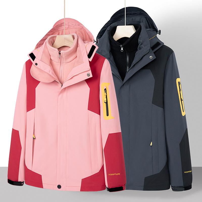 shell jacket 2022 winter new sports outdoor men and women mountaineering clothing windproof waterproof couple coat