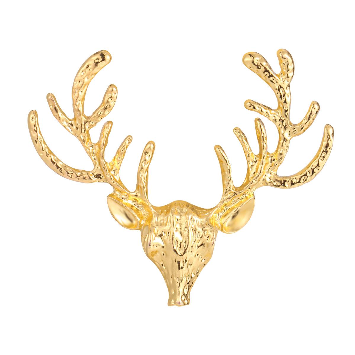 amazon new christmas elk napkin ring deer metal napkin ring dining-table decoration napkin ring in stock full figure